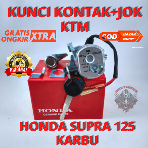 Kunci Kontak Set Kunci Jok Ktm Honda Supra Lama Asli Original Honda