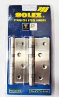 Building Supply - บานพับสแตนเลส  (Stainless steel Hinge) ชุดประหยัด 3 ชิ้น Solex