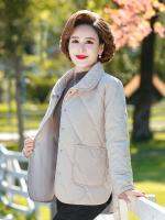 ?✓✕♗ Moms new autumn and winter thin padded coat middle-aged elderly womens thickened warm casual all-match jacket