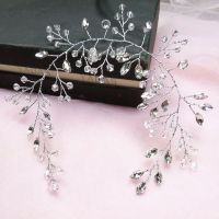 Hair Accessories Crystal Wedding Headdress Headband Bride Handmade Women Hair Crown Floral Crystal Hairpin Jewelry Ornaments