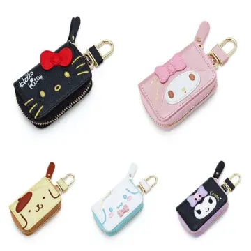 Cute Kuromi Melody Cinnamoroll Auto Car Key Holder Case Bag Entry Pouch  Keychain