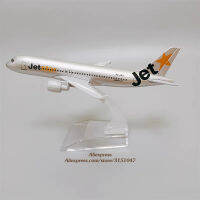 KKAlloy โลหะ Jet Air Jetstar A320 Airlines Diecast เครื่องบินรุ่น Jetstar Airbus 320 Airways เครื่องบินรุ่นเครื่องบินเด็กของขวัญ16cmq11