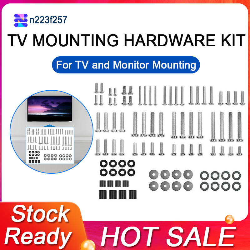 Tv Mount Hardware Kit Universal Vesa Wall Screw Washer Monitor Mounting Bracket 