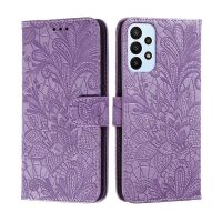 Flower Flip Book stlye Leather Case For Samsung Galaxy A13 A52S 5G A53 A73 A33 A23 A54 A34 A14 A52 5G A22S A12 M12 A32 A72