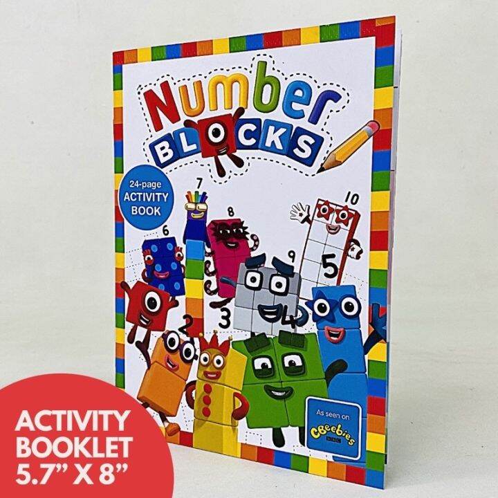 New Numberblocks Number Blocks Activity Book Booklet (24 pages counting ...