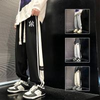 ต้นฉบับ MLB NY leisure trousers men loose paragraphs summer thin beam foot during the spring and autumn XueShengChao brand sports pants who trousers