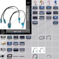 ‘；。【’； One Fakra Female To Dual Fakra Male Conversion Cable 2 Fakra To 1 Fakra Radio Antenna Adapter Connector For VW SKODA AUDI SEAT