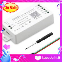 [JJM MALL] SP108E LED Wifi Magic Controller WS2812B WS2813ฯลฯแถบไฟ LED หลอดไฟโมดูลแอพนำสมัยไร้สายควบคุม IOS 10/Android 4.4 DC5-24V