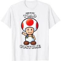 2023 NEWNintendo Super Mario Biqi Cool Overlord Yoshi Cooper พิมพ์ผู้ชายผ้าฝ้ายรอบคอสั้นเสื้อยืดเด็กชายหญิงเสื้อ