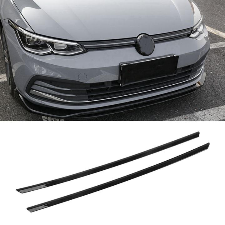 car-glossy-black-front-bumper-mesh-center-grille-grill-moulding-strips-cover-trim-for-vw-golf-8-mk8-2021-2022