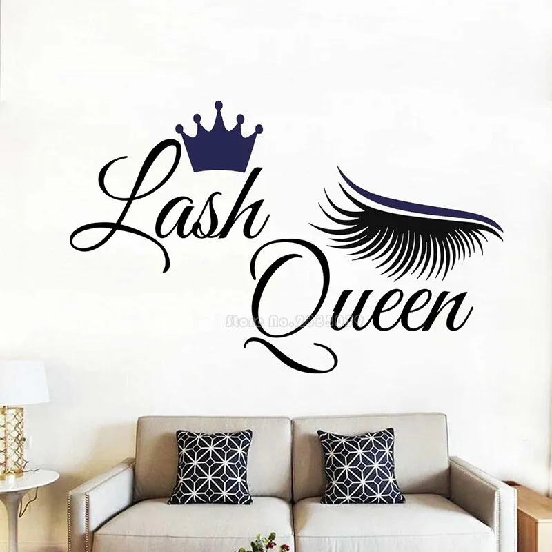 2 Pieces Eyes Wall Decal Big Eyes Wall Stickers Fashion Eyelash Wall  Sticker Women Beautiful Eyes Wall Decals Decor for Living Room Bedroom  (Classic