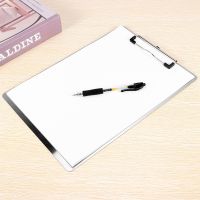 Metal Clipboard Folder A4 Stainless Steel Clip Board Bill Storage Folder Writing File Board Menu Splint for Business