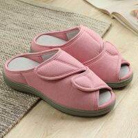 Comwarm Indoor Womens Care Slippers Summer New Classic Senior Pregnant And Elderly Breathable Shoes Non-slip Home Comfort Shoes