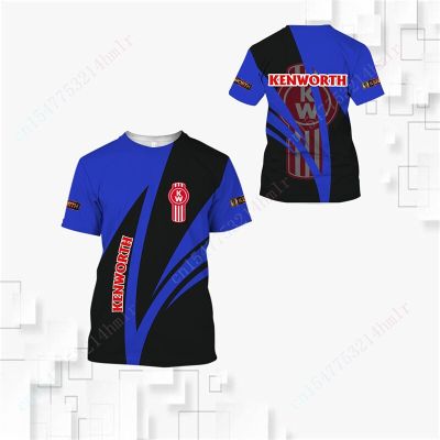 Kenworth T-Shirts Casual 3D Printing Oversized T-Shirt Anime Round Neck Short Sleeve Top Harajuku T Shirt For Mens Clothing
