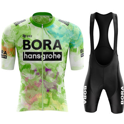 ร้อนขี่จักรยานเสื้อผ้าผู้ชายฤดูร้อน2023เสื้อผ้าผู้ชาย UCI BORA จักรยานย์จักรยาน Mtb ชายกีฬามืออาชีพเสื้อจัมเปอร์เอี๊ยมสูท