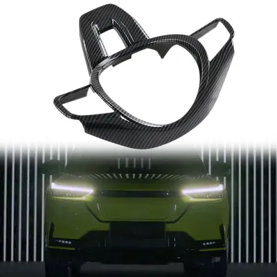 Car Carbon Fiber Steering Wheel Panel Cover Trim Decoration Frame Sticker for Honda E:NS1 / E:NP1 2022 2023