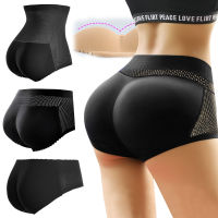 Womens Hip Sponge Cushion High Waist Pants Pseudo Hip Lifter Pants Seamless Hip Shaper Push ups Hip Cushion Pants Shaper Pants