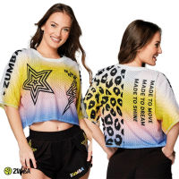 มาใหม่ Zumba Move Boxy Top Sunflower Z1T00 0413 tys