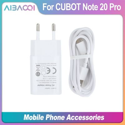 Abaoqi Gan Fast R ของแท้สำหรับ Cubot Note 20 Pro ปลั๊กไฟของสหภาพยุโรปการเดินทาง5V2A สายข้อมูลเคเบิล USB TPYE-C