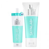 ? 1 แถม 1 SKYNLAB PREMIUM FRESH SMILE TOOTHPASTE 12g ยาสีฟัน สกินแล็บ สูตรปาก [ ราคาเซลล์ ]