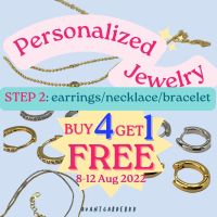 ?ซื้อ 4 แถม 1 ? step 2️⃣ ? Personalized jewelry - select earrings/necklace/bracelet