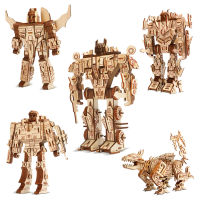 จิ๊กซอว์ไม้ จิ๊กซอว์หุ่นยนต์ ROBOT JIGZLE WOODEN PUZZLE