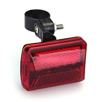 ☒❃❆ 1Pc Rear Lamp Bicycle 5 LED Light Blubs 7 Modes Plastic Flashing Red For Bike Bicycle Fog Light Bicycle Accessories