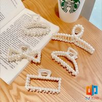 Time Zones กิ๊บติดผมประดับไข่มุกเทียม  หรูหราและเรียบง่าย เครื่องประดับผม  pearl hair clip