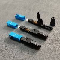 10ชิ้น Lot Quick Field Assembly FTTH Embedded Fiber Optic Fast Connector SC UPC SM Fiber Optic SC UPC Cold Connector