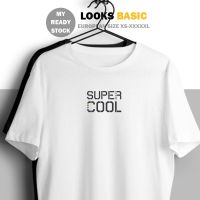 Super Cool Cotton Unisex Ready Stock XS-5XL Korean Street Top Short Sleeve Plus T-shirt Women Men Baju Murah Oversized