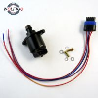 WOLFIGO New Idle Air Control Valve IAC 7700102539 &amp; Pigtail Harness PT2296 For Renault CLIO ESPACE LAGUNA MEGANE TRAFIC