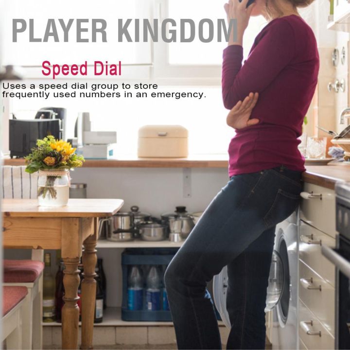 player-kingdom-caller-id-โทรศัพท์มือถือแฮนด์ฟรีสําหรับโฮมออฟฟิศโรงแรมโทรศัพท์มือถือภาษาอังกฤษ
