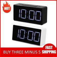 Led Mini Student Clock Usb Desktop Electronic Alarm Clock °c-℉ Temperature Tester-white Light 2 Levels Of Brightness