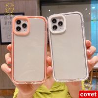 COVET คุณภาพสูง 3 ใน 1 เคสกันกระแทก โปร่งใสกันกระแทกกันกระแทกเคสโทรศัพท์เคสฝาครอบป้องกัน เคสไอโฟน เคสซิลิโคน compatible for เคสไอโฟน11 12 13 14 XR