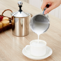 Multifunction Manual Milk Frother Kitchen Gadgets Stainless Steel Milk Pitcher Coffee Maker Milk Cappuccino Home Coffee Tools