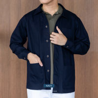 TWENTYSECOND เสื้อแจ็คเก็ต รุ่น Robb Cotton Jacket - กรม / Navy