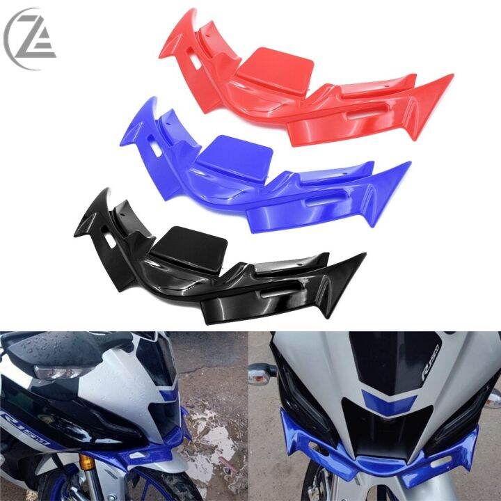 ACZ Motorcycle Fairing Winglets ABS Cover Front Aerodynamic Protection ...