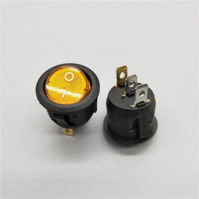 20mm Kcd1 Led Switch 10a 12v Light Power Switch Car Button Lights On