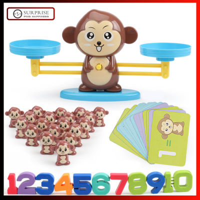Monkey Balance Counting Cool Math Games Toys olds Cool Math Educational Kindergarten - Number Learning Material for Boys and Girls