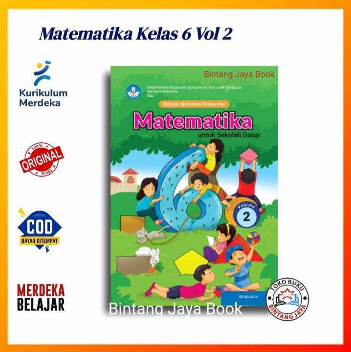 Buku Siswa Matematika Kelas 6 Vol 2 SD/MI Kurikulum Merdeka | Lazada ...