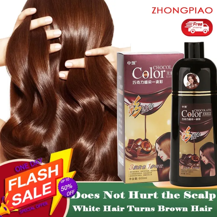 In stock] MOKERU Black Hair Shampoo 500ml Effective White Hair Turns to  Black Hair Dye Hair Colorin | Lazada PH