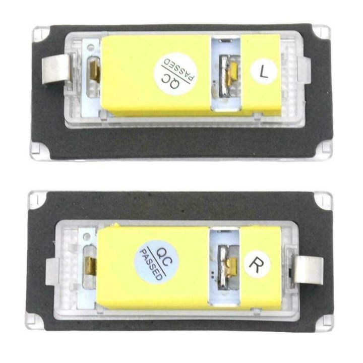 2ชิ้นไฟป้ายทะเบียน-led-6000k-สีขาวสำหรับ-bmw-mini-สำหรับ-cooper-s-r53-2001-2006