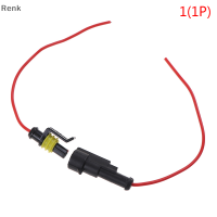 Renk 【DONGLONG】1 2 3 4 5 6Pin หญิงชายสายไฟกันน้ำ Auto Connector ปลั๊กรถยนต์