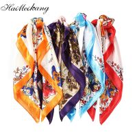 Haimeikang Korean Version New Square Scarf Heavy Silk Twill Womens Mulberry Silk Scarf