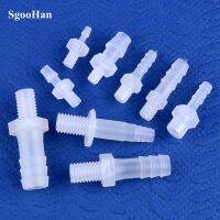 5 200pcs M5 M6 M8 Male Thread To 2 10mm PP Pagoda Direct Connectors Aquarium Tank Adapter Micro Irrigation Water Pipe Hose Joint