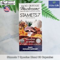 สารสกัดจากเห็ดออแกนิครวม 7 ชนิด Host Defense® Organic Stamets 7 Daily Immune Support 60 Veggie Caps - Fungi Perfecti