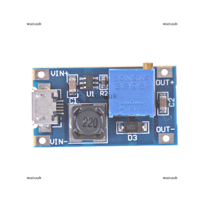 wucuuk DC-DC USB 2 ~ 24V ถึง5 ~ 28V 2A Boost Step Up adjustable Regulator POWER MODULE