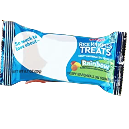 Kellogg's Rice Krispies Treats, Crispy Marshmallow Squares Rainbow 