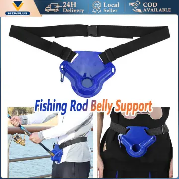 Boat Fishing Deep Sea Waist Belt Prop Belly Top Iron Rod Holder Fishing  Belt Strap Adjustable Fishing Rod Belly Support