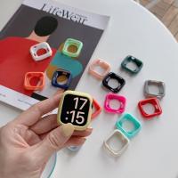 พร้อมส่งจากไทย เคสซิลิโคนแบบนิ่ม สีพื้น ใช้ได้กับ Apple Watch Series 7 6 5 4 Se และ Smart Watch X8Max T500 X7 HW22Plus HW37 HW67 GW56 TK800 ขนาด 40 41 44 45